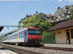 Ein NPZ am 28.06.2009 bei der Einfahrt in St-Saphorin  ...