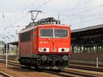 BR 155 155 113-4 auf der Fahrt durch Berlin-Sch�nefeld Flughafen am 11.7.2009.