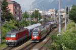 UNFALL auf der Westbahn :

Heute 14.07.09, entgleiste der Talent 4024 ...