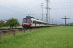 Der neue Glarner Sprinter befindet sich am 9.7.09 zwischen Sch�belbach ...