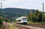 kbs-720-schwarzwaldbahn OSB 517 und 527 als OSB87339 (Bad Griesbach(Schwarzwald)-Freudenstadt Hbf) in Haslach 12.7.09