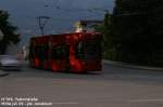 N�356 biegt auf seinem Weg nach Kreith in die Pastorstra�e ...