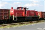 295 064-0 bei Rangierarbeiten auf dem S�dgleis in Wilhelmshaven.15-07-2009  ...