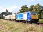 146 519-4 RBB zieht den Warsteiner am 14.07.2009 bei Peine ...