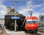 BDeh 4/4 15 im Nebenbahnhof der Appenzeller Bahnen in St.Gallen. ...