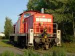 Die 294 685 am 26.08.2008 bei Rangierarbeiten in Schnaittenbach.  ...