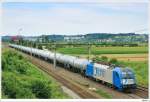 LTE 1216.910 mit dem 47983 (Pag-Gs) bei Amstetten, 12.07.2009. ... LTE 1216.910 mit dem 47983 (Pag-Gs) bei Amstetten, 12.07.2009. ...