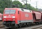 BR 152 Und wiedermal die Railion mit der 151 092-5 und einem gemischten G�terzug in K�ln West, aufgenommen am 11.07.2009