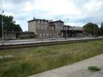 Der Bahnhof von Trzebiat�w, vormals Treptow an der Reda.
Sieht heute ...