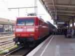 145 073 hat soeben den >>Moskva-Express<< nach Saratov bereitgestellt, welcher ...