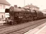 BR 01 10 Ein bild der 01 1066 in Schwarz - Weiss (12/07/09).