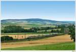 auslandische-zuge Stadler Flirt ETR155 auf Probefahrt von Wien nach Innsbruck. SPROB 96118, Ollersbach, 13.7.2009.