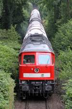 BR 232 mit Zugen Die 232 553-8 zwischen W�lfrath und Ratingen am 17,07,09  