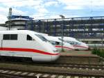 Verschiedene ICE-Nasen in Mannheim Hbf am 17.05.2009 (Auf dem Heimweg ...