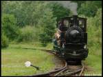 Feldbahnlok Nummer 7 in Luzna u Rakovnika am 27.06.2009  ...