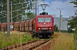 145-CL 002 mit Gipspendel am Abend des 07.07.09 kurz vor ... 145-CL 002 mit Gipspendel am Abend des 07.07.09 kurz vor ...