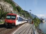 Ein NPZ am 28.06.2009 bei der Durchfahrt in Veytaux-Chillon.  ...