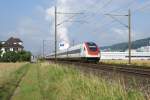 RABDe 500 014-6 und RABDe 500 030-2 fahren am 16.7.09 ...