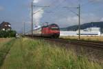 Am 16.7.09 hatte die Re 460 043-3 den IC 818 ...