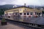 Bahnhof Narvik. Leider regnete es in Str�men und eine Dm3 ...