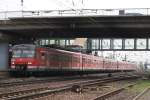 420 272-7 + 420 xxx-x als S-Bahn in Mainz Bischofshem ...