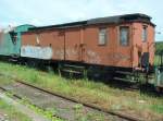 Ein alter DR Packwagen im Bf Ilmenau; 09.06.2009  ...
