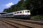BR 111 mit Zugen 111 066  Beimerstetten  10.08.97