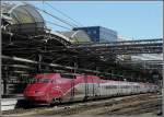 thalys Das neue Kleid steht dem Thalys gut. Bruxelles Midi 30.05.09 (Jeanny)