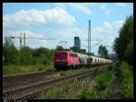 BR 140 mit Zugen 140 535 in Hamburg Unterelbe