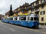 VBZ - Tram Be 4/6 1652 unterwegs auf der Linie ...