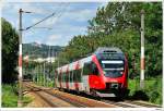 Ein Alptraum in Rot: 4024.135 als RSB2 Richtung Wien/Praterstern. Wien/Speising, ...