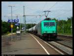 185 575 mit Kesselwagen ...  Eric Adrian Greulich 22.07.2009