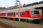 Halle (Saale) Bei diesem Steuerwagen fehlt meiner Meinung nach ein Fenster. Er stand am 04.07.09 am Hbf Halle(S) abgestellt.