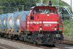 HGK Hafen - Und Guterverkehr Koln Die DE75 der HGK durchf�hrt K�ln West mit einem M�llzug am 13.07.2009