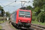 Die 482 027-0 der SBB Cargo durchf�hrt Erpel am 16.07.2009, ...