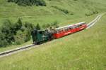 Ein Zug mit der H 2/3 12 f�hrt am 20.7.09 ...
