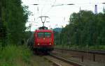 HGK 145-CL 012 mit Kesselwagen Richtung Gro�korbetha, auf dem �berholgleis ...