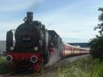Dampfsonderzug von Linz nach Wels Vbf. weiter in die Anschlussbahn ...