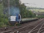 Hier ist die V155 der Rurtalbahn mit einem Bauzugeinsatz in ... Hier ist die V155 der Rurtalbahn mit einem Bauzugeinsatz in ...