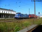 152 137 steht kalt in Wismar am 21.Juli.09  ...