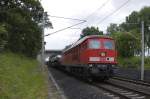 Gemischter G�terzug am 18.06.2009 zwischen Neumark und Bf Reichenbach / ...