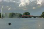 Ein Blick auf die Lombardsbr�cke in Hamburg. 18.07.2009  ...