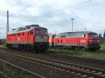 232 201 und 225 011 mit 225 028 am 26.7.09 ...