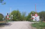 Hier zu sehen einer der neueren Bahn�berg�nge! Er befindet sich ...