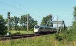 ICE 33 Hamburg Hbf - Kopenhagen passiert am 16.07.09 das ...