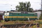 163 097-9 steht am 15.07.09 im ehemaligen BW Chomotov (Komutau). ...