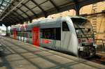 VT 018 steht am 04.07.09 im Hbf Halle(S) zur R�ckfahrt ...