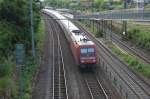 Ohne Halt passieren Z�ge des Fernverkehrs den Stuttgarter Nordbahnhof, so ...