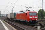 185 006-4 mit Containerzug ...  Gilbert Coletti 26.07.2009