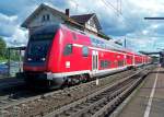 RE31014 geschoben von 146 115 in Orschweier, 19.7.09.  ...